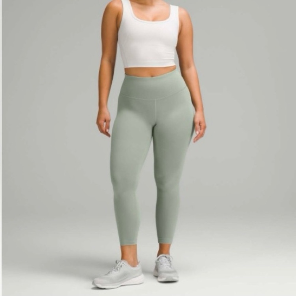 NWT Lululemon Wunder Train Contour Fit 25” Leggings in Palm Court